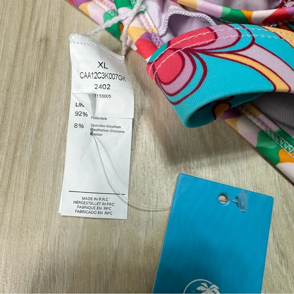 NWT Cupshe Boho Bikini V Neck,‎ Cutout Bikini, Size XL